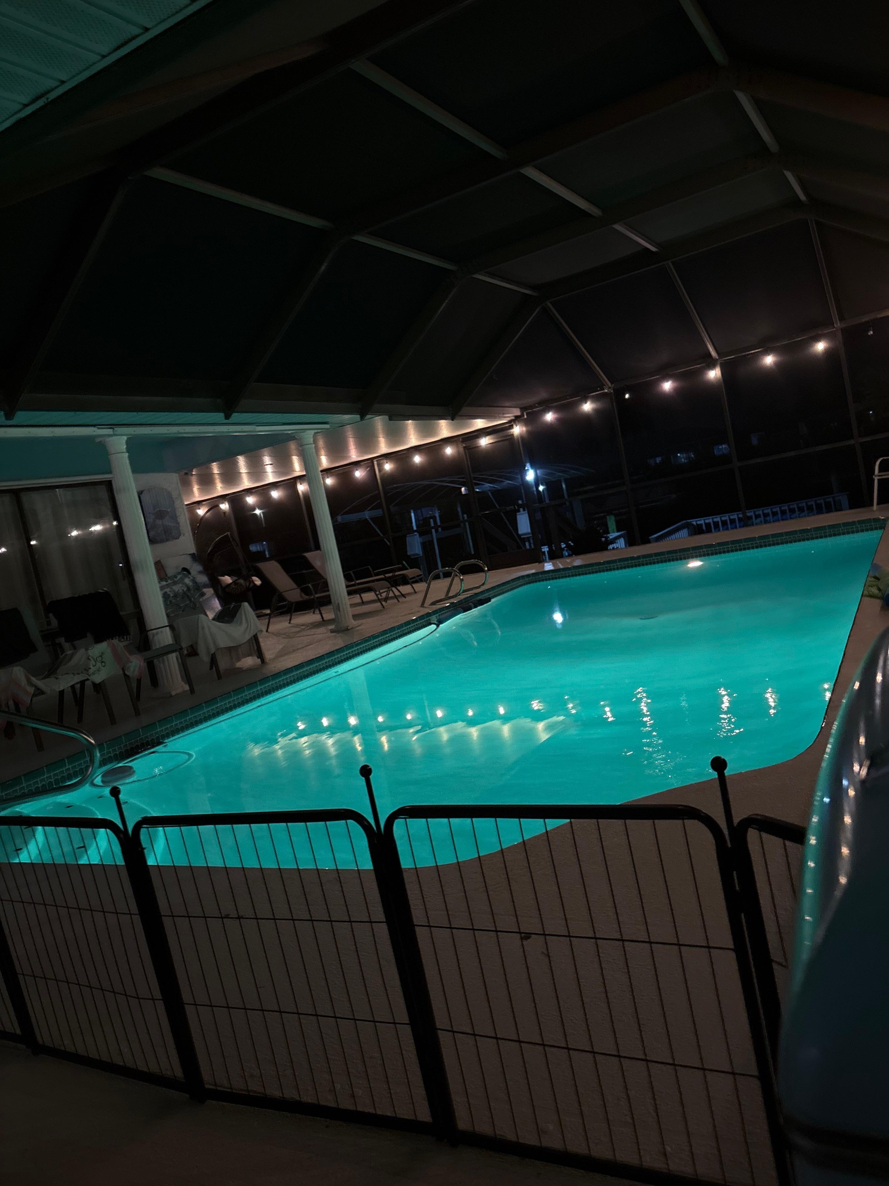 Night swimming at its best