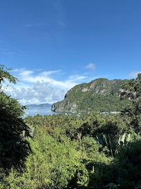 View from the pool/restaurant area.