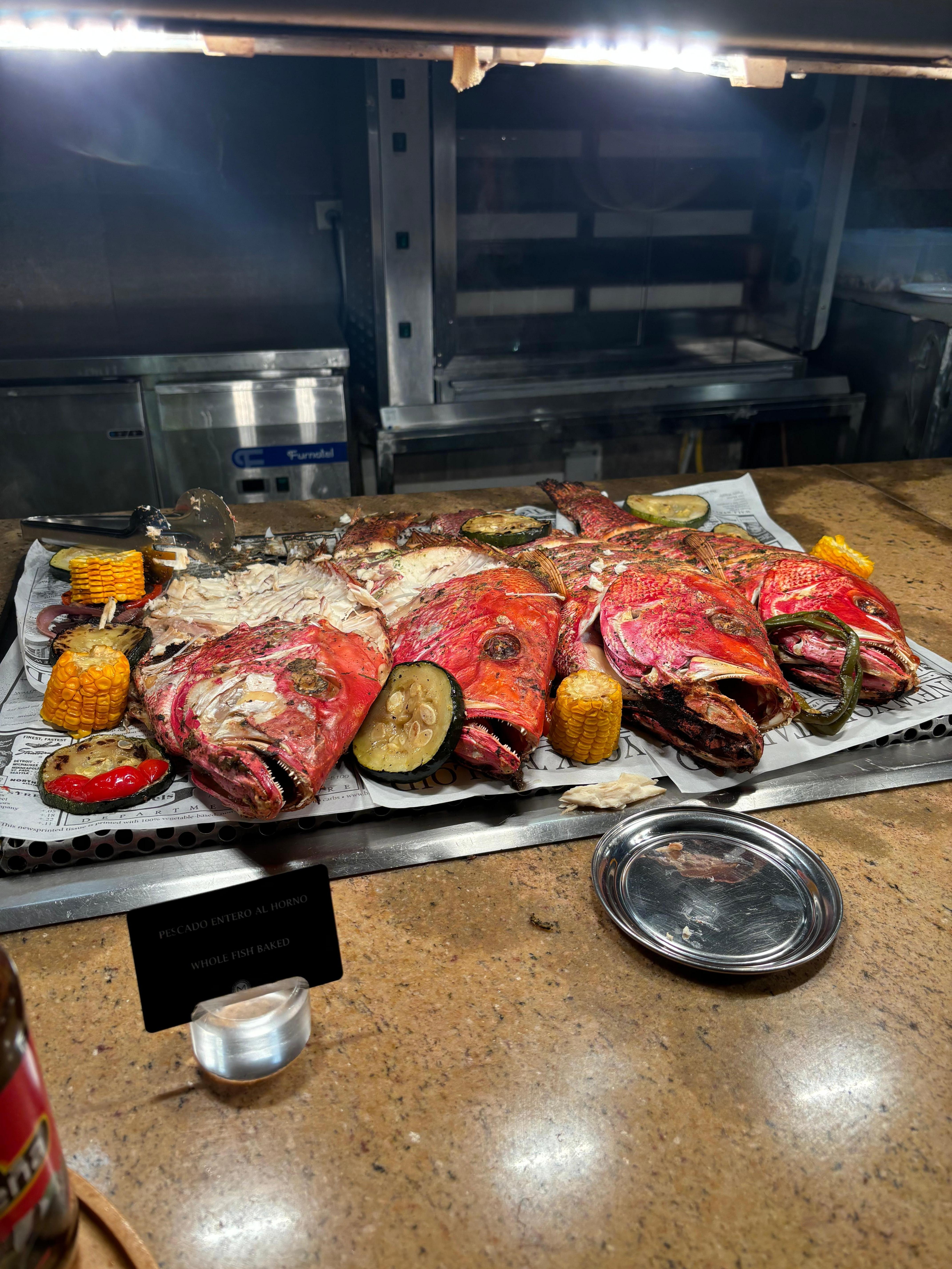 Fish at the buffet