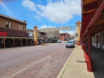Shops open later in the day.