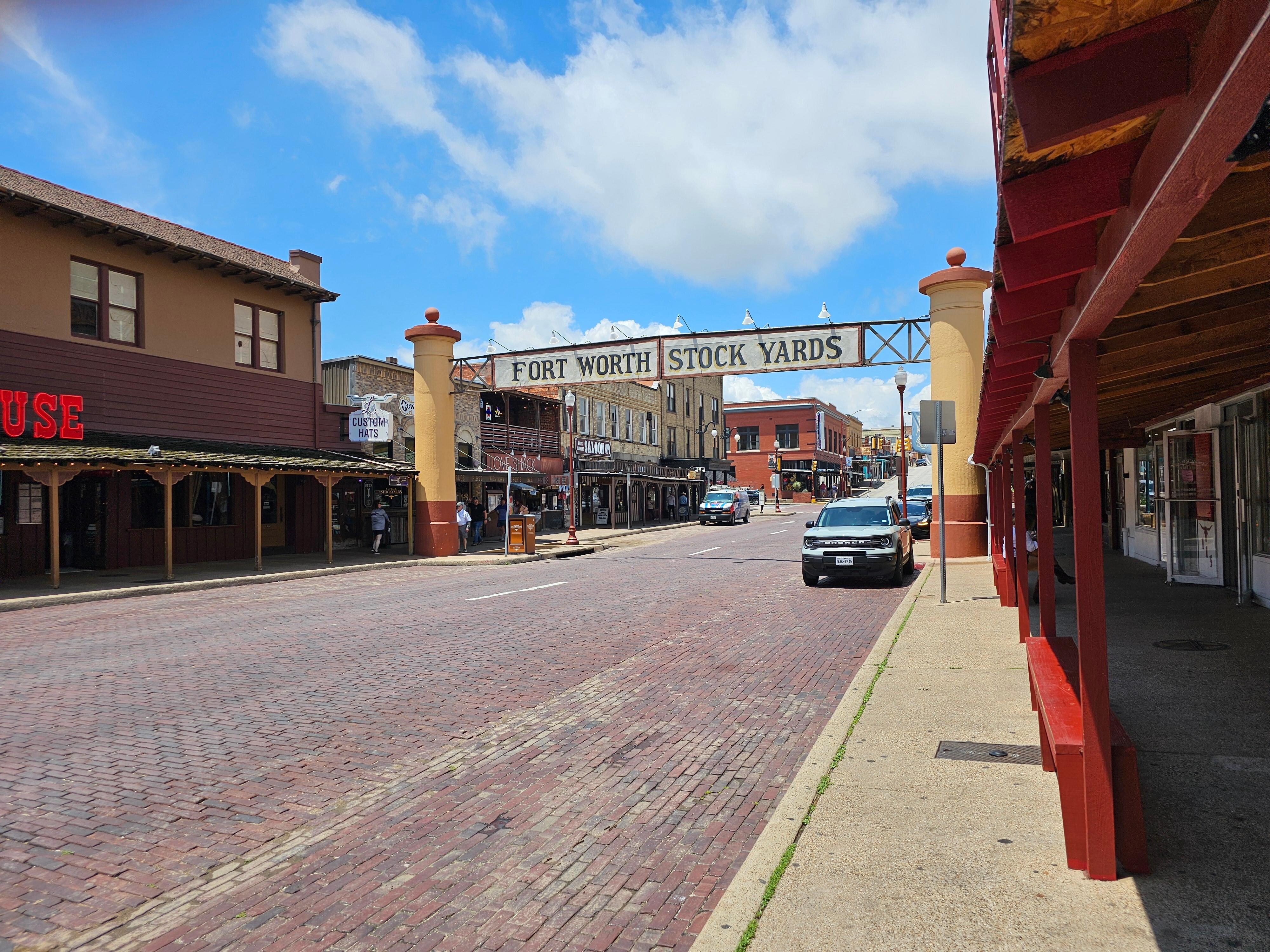 Shops open later in the day.