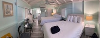 Interior was fresh and clean. A touch rustic but nice.