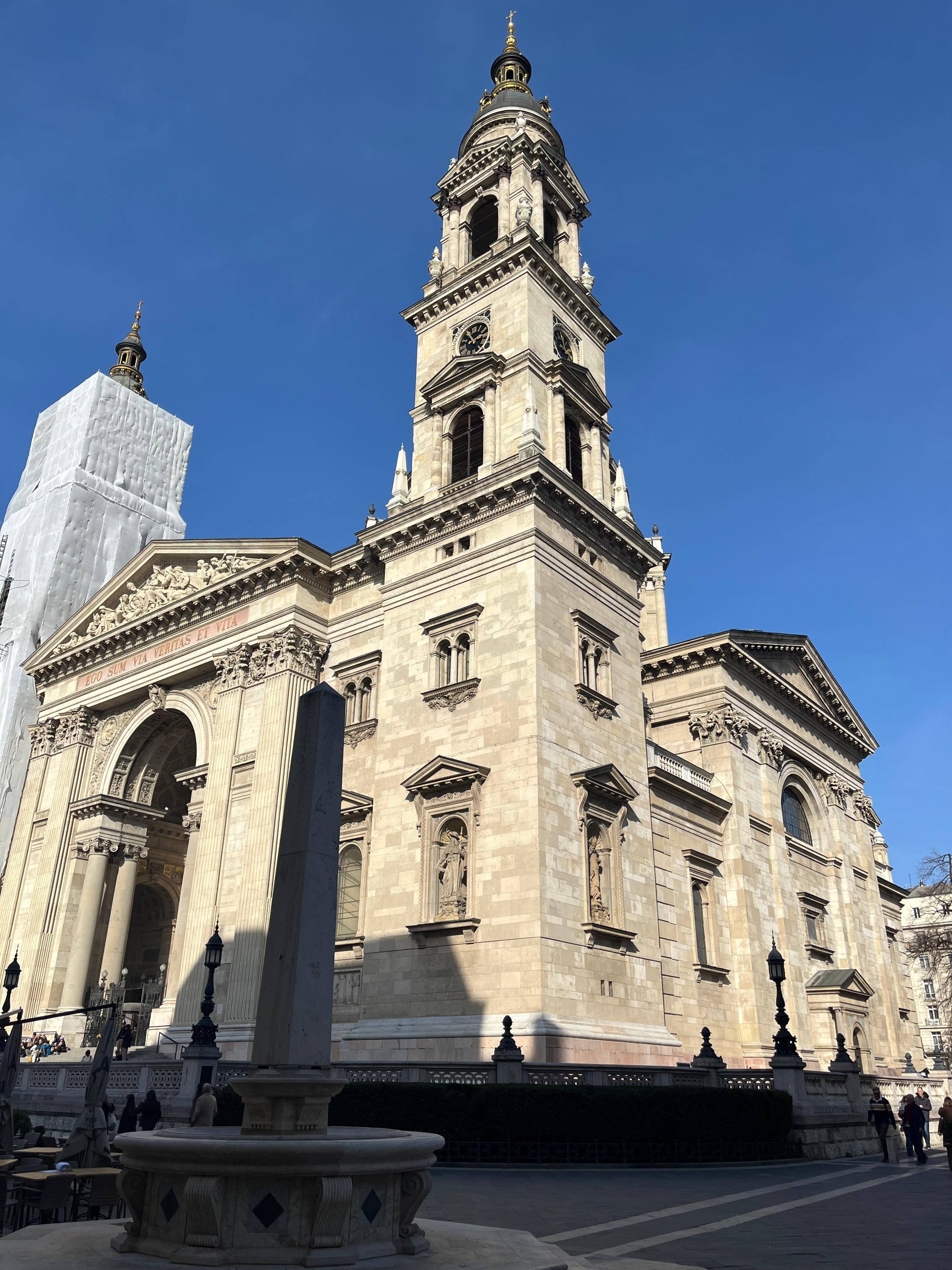 Next to St Stephen’s basilica 