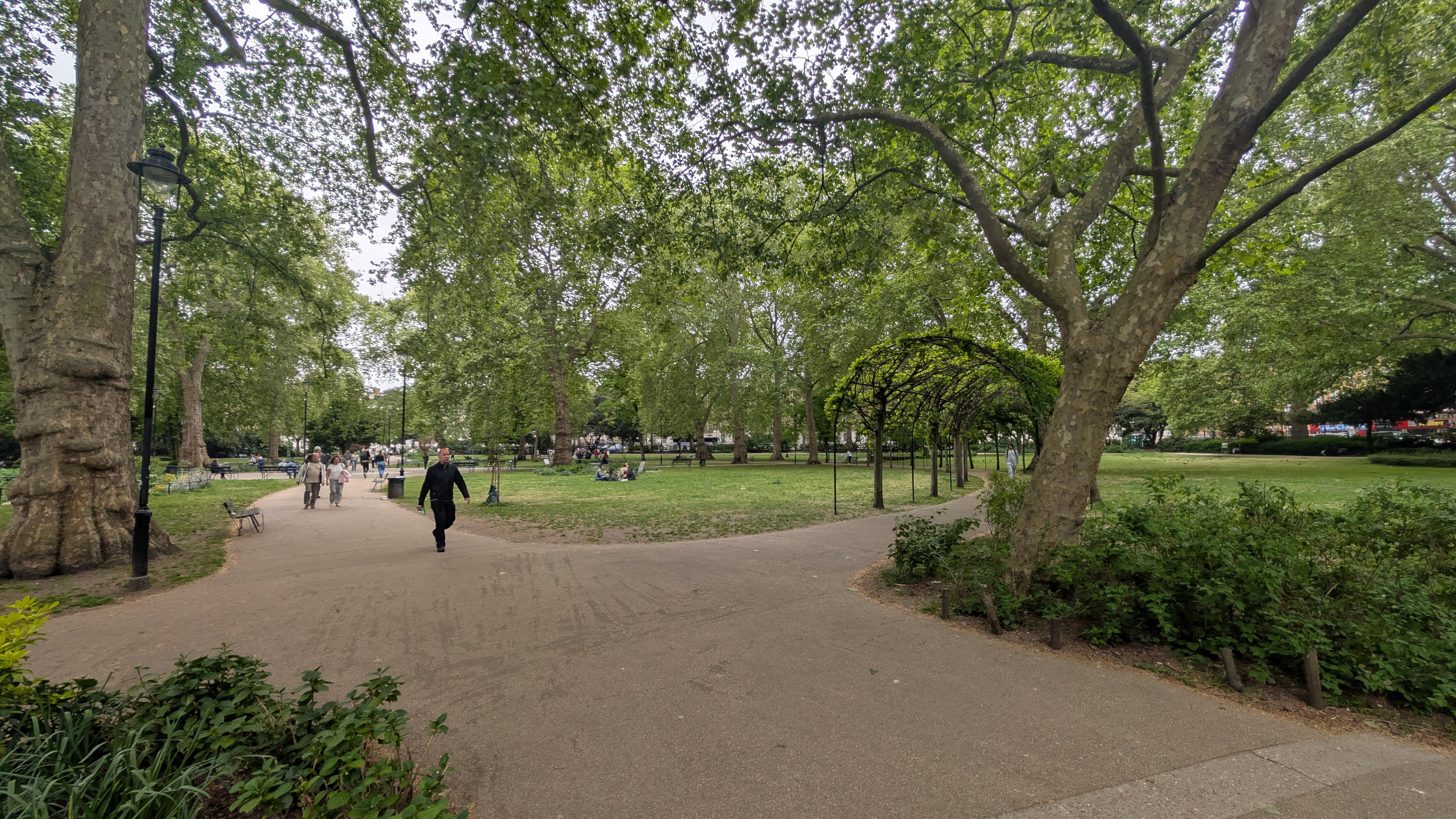Park across the road