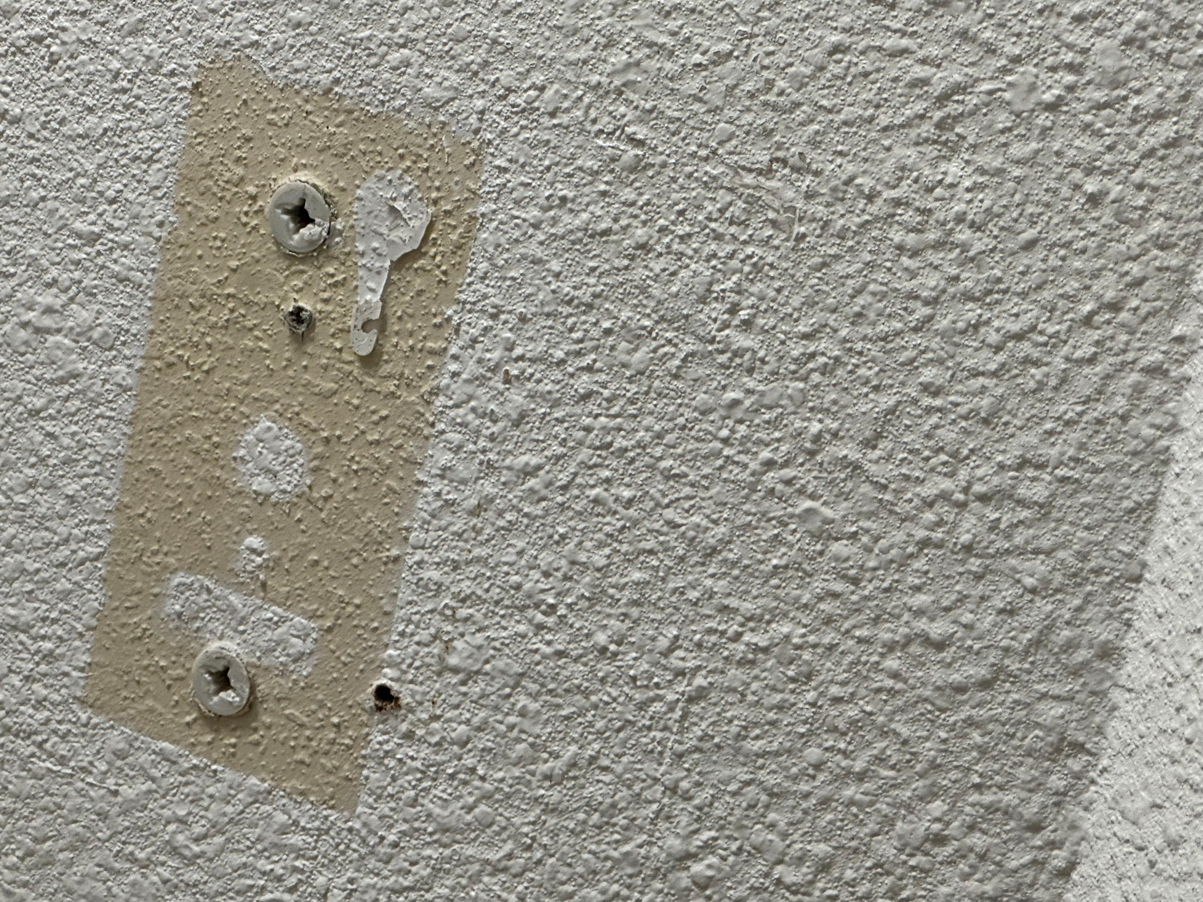 Something was there at one time