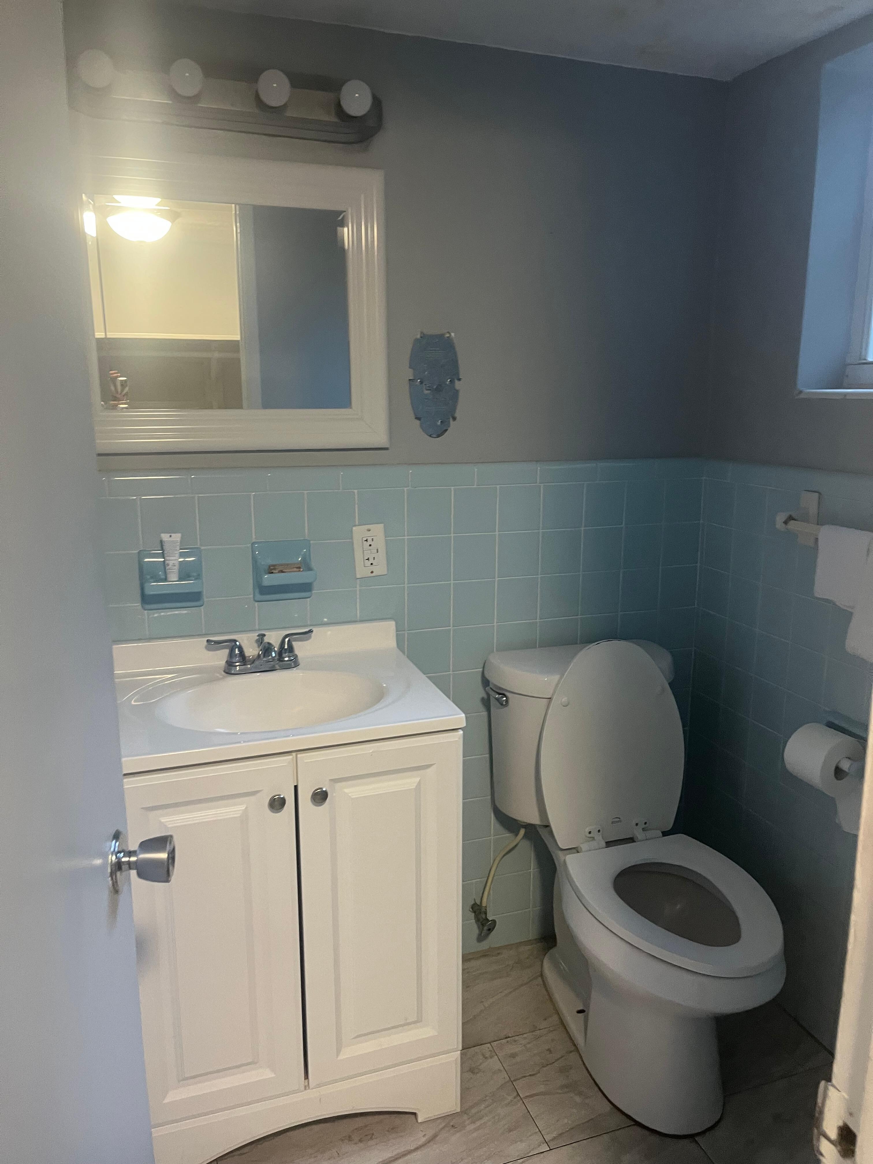The bathroom 