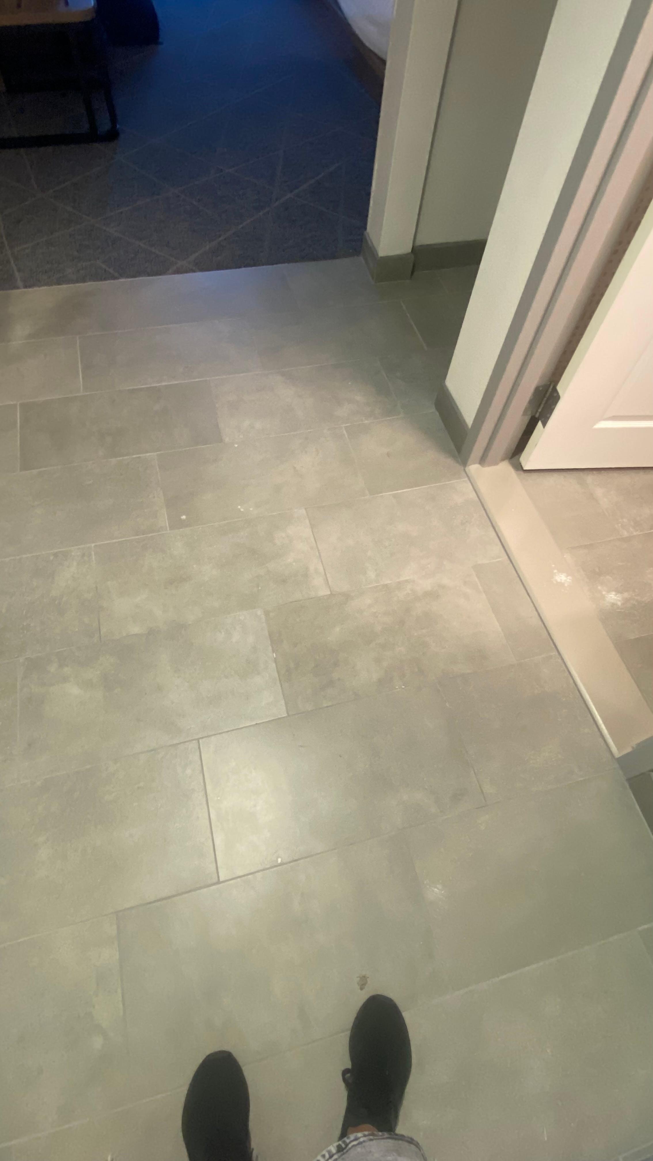 Our room - floor uncleanliness. 