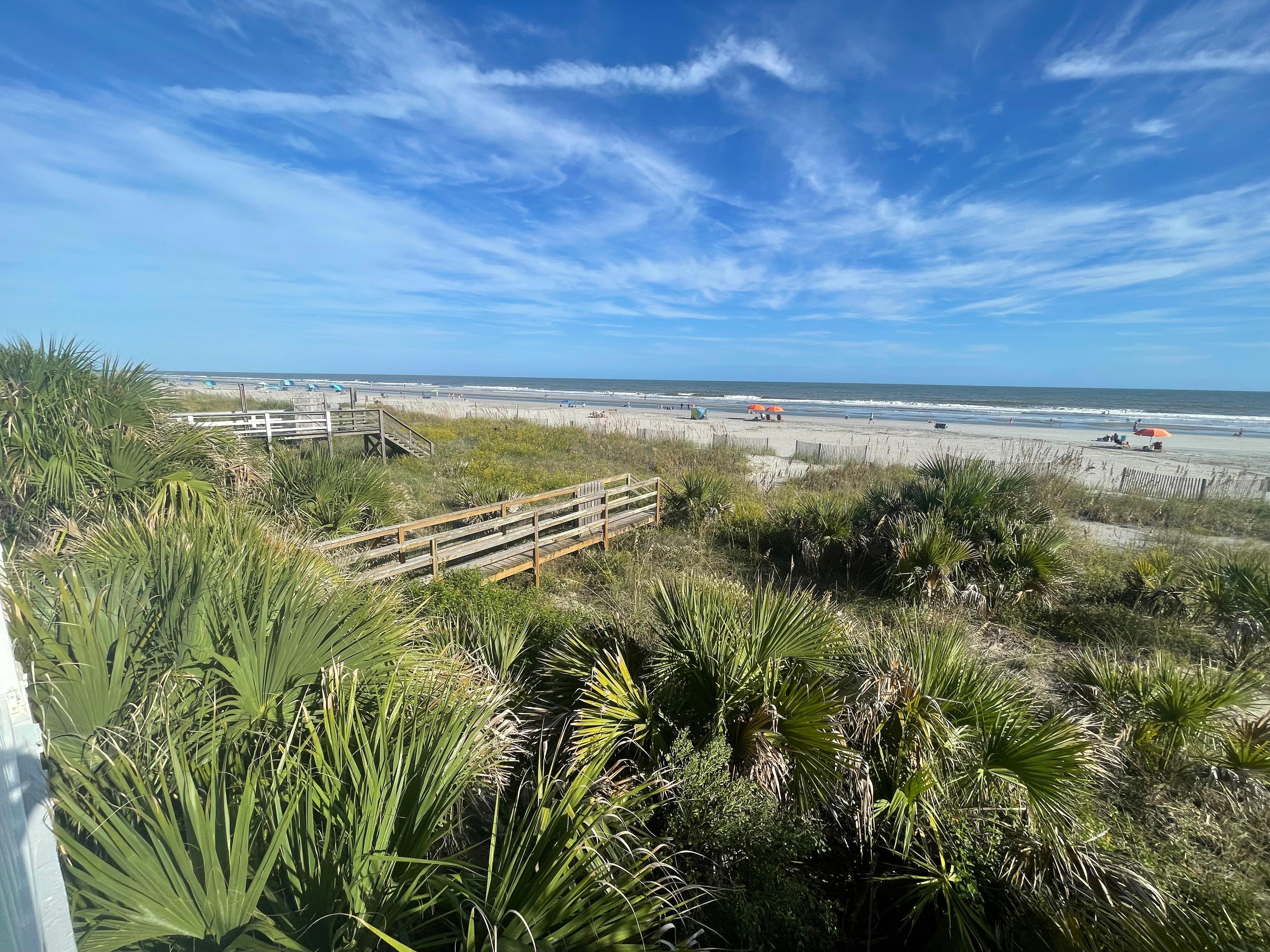 fun to watch the surfers and beachgoers