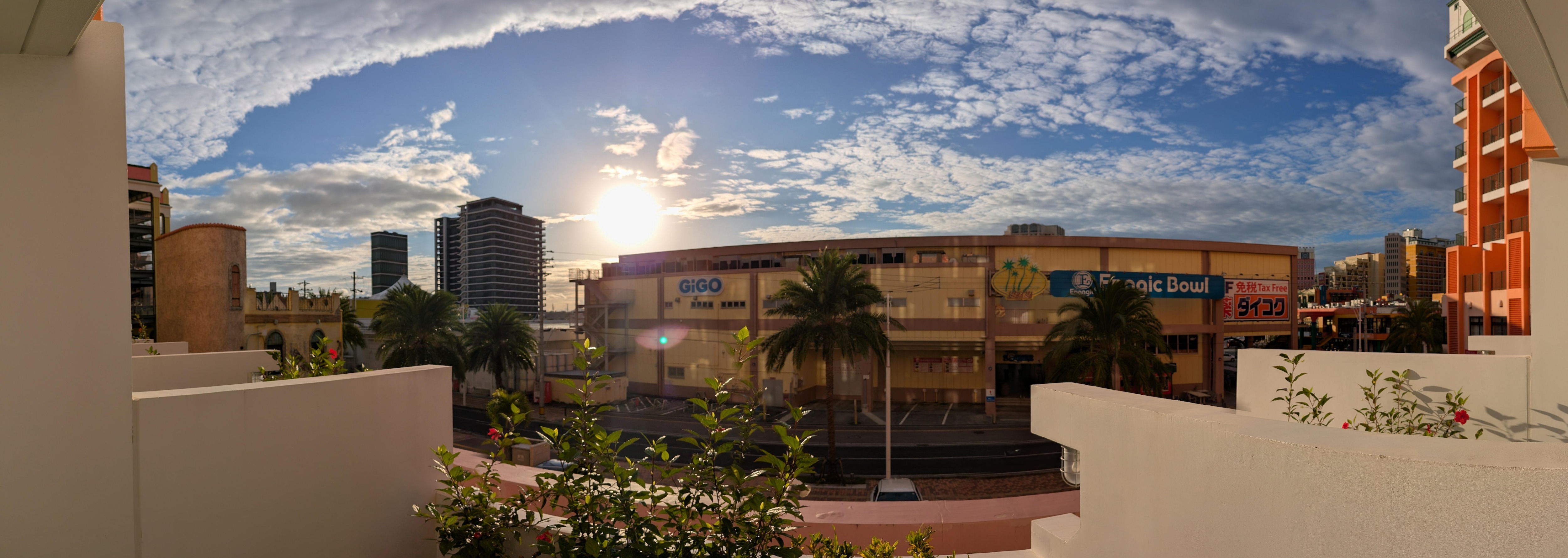 This was the first morning view from my room. I loved it