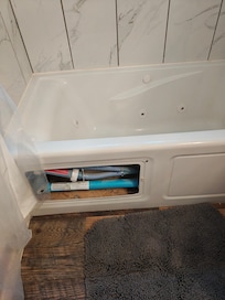 Apparently the bathroom downstairs is being worked on