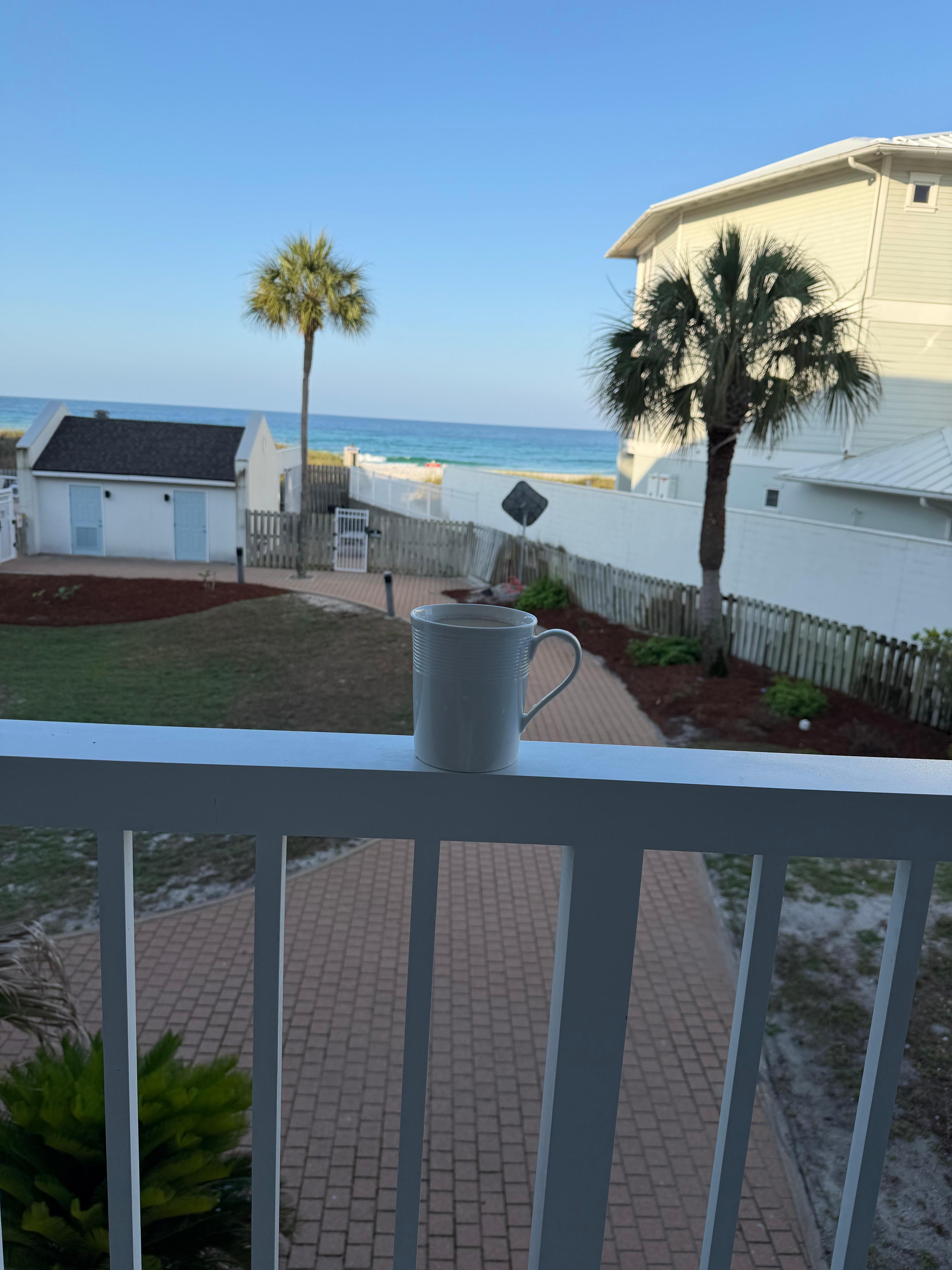 Coffee with a view! 
