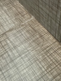 Hair in bathroom
