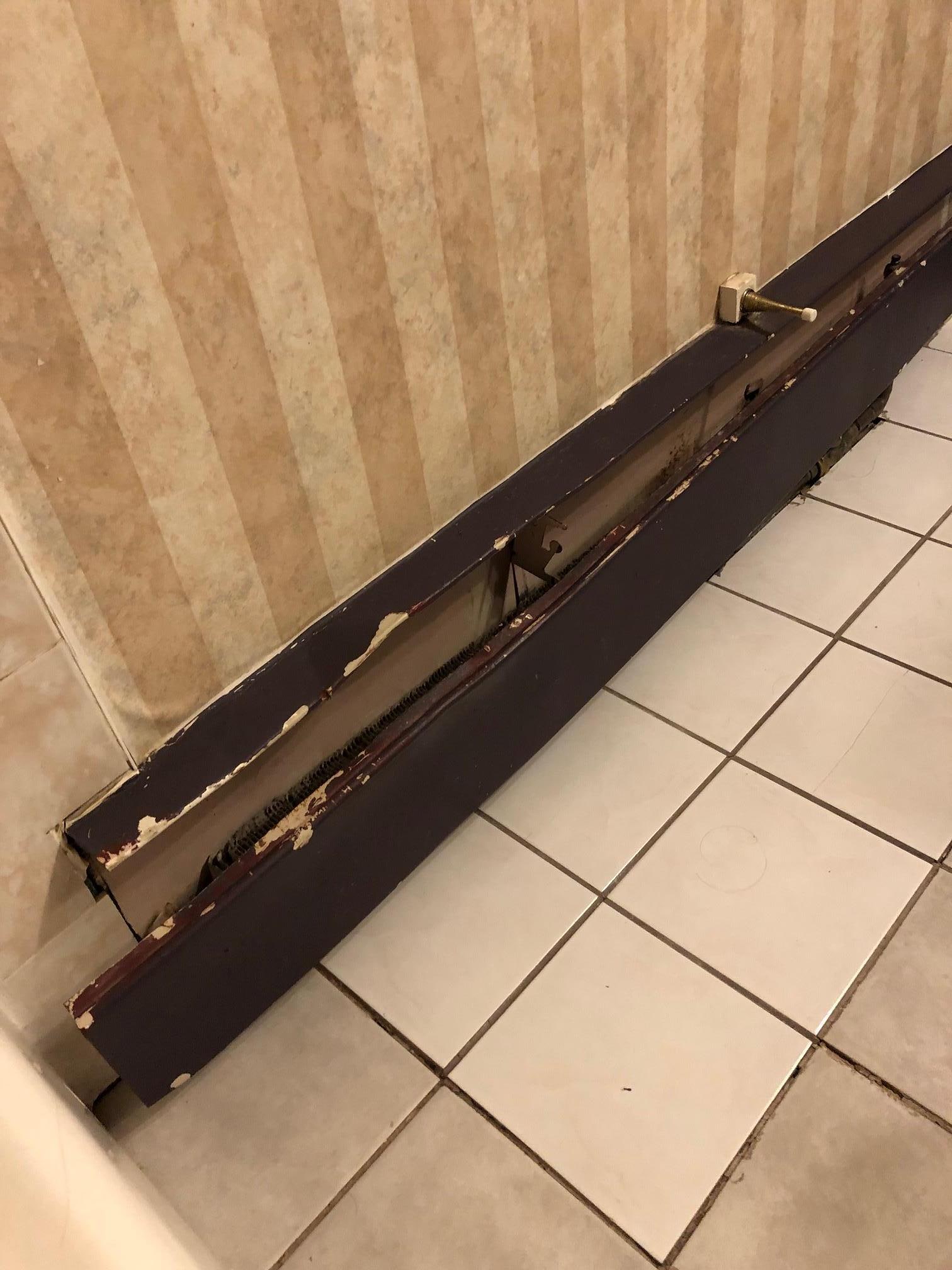 Bathroom heater vent