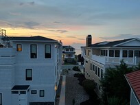 Sunset from the rooftop deck