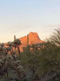 Sunrise view out front