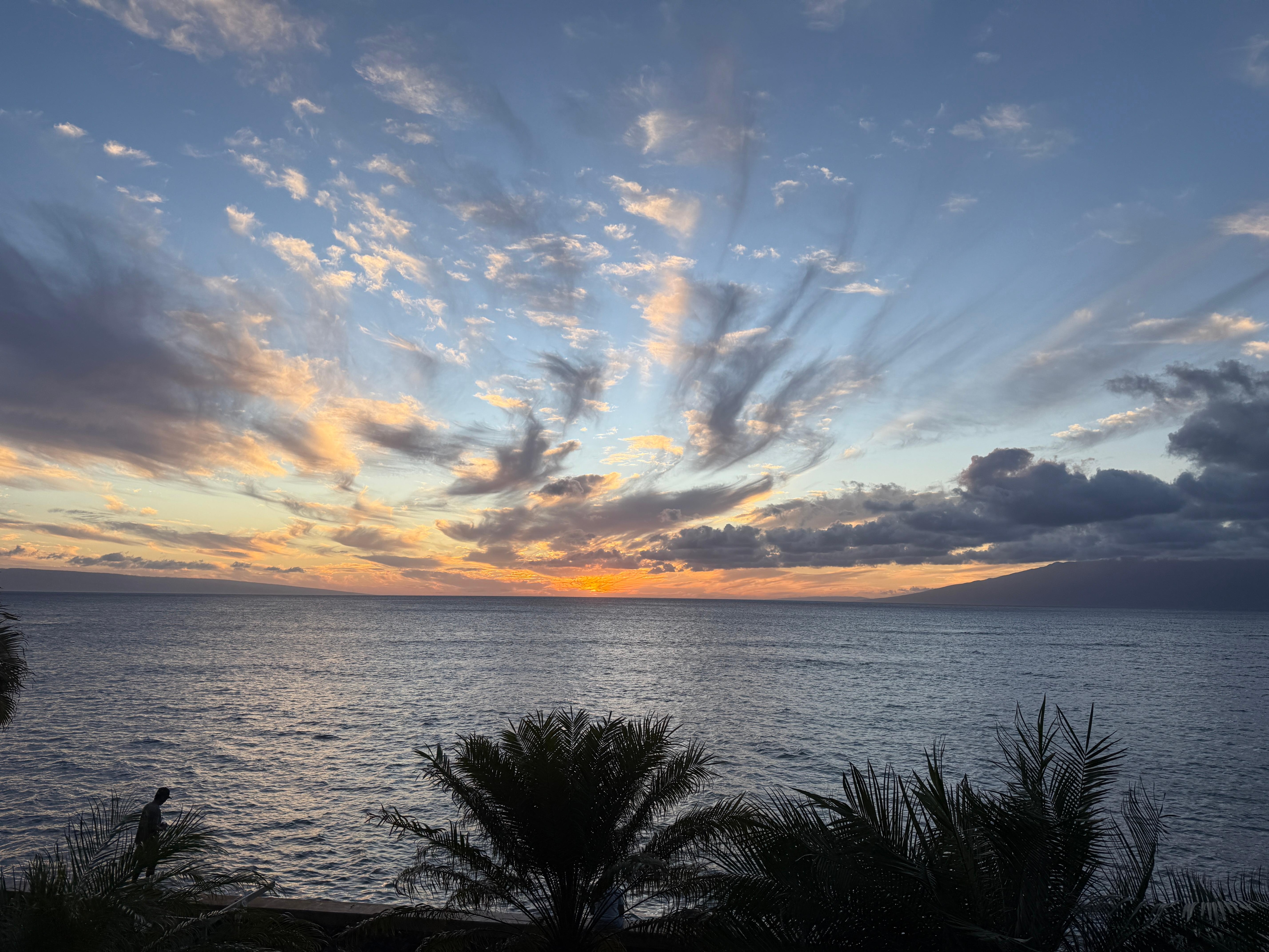Sunset off the lanai