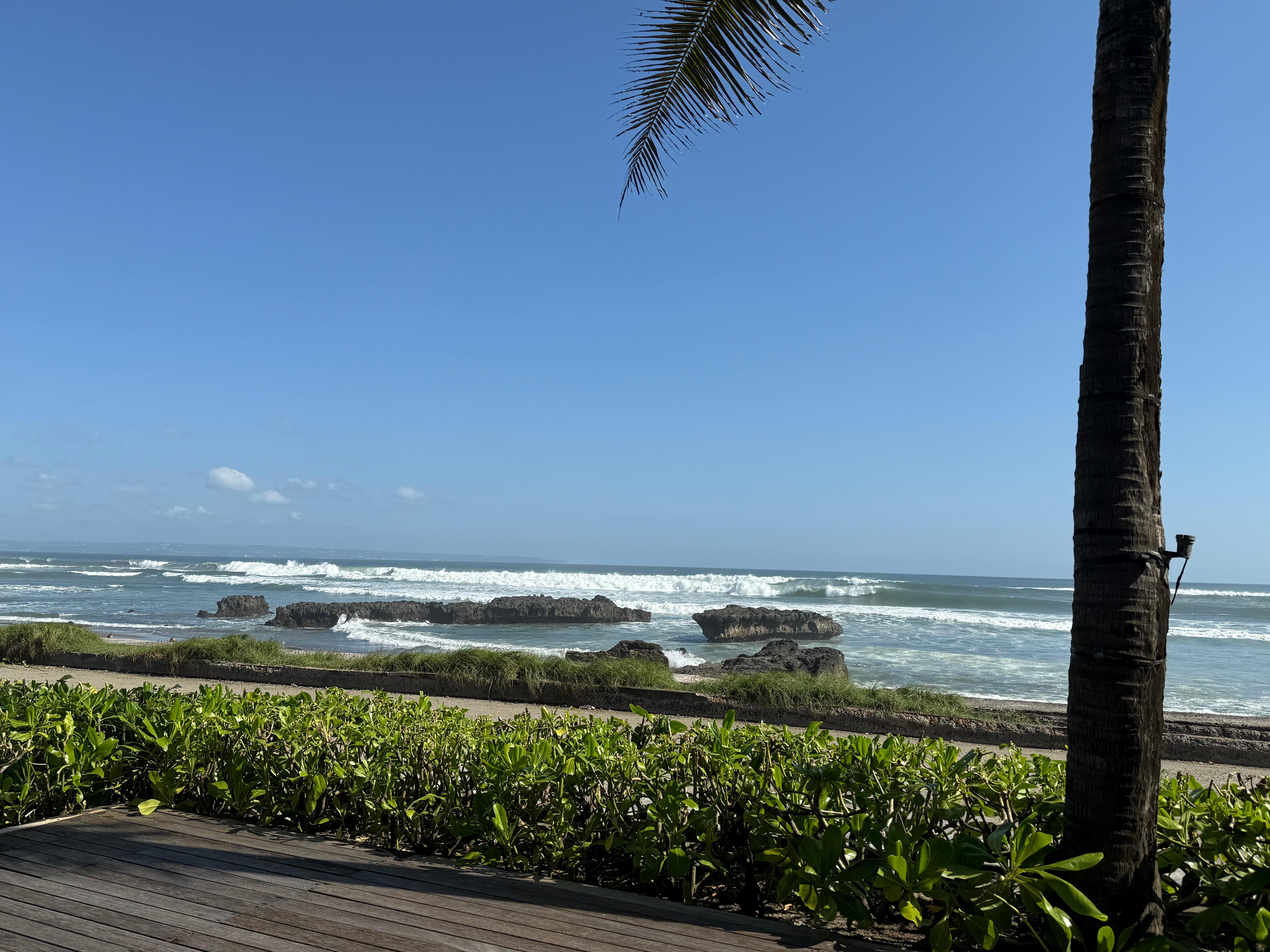 Blick vom Beach Pool