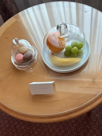 Warm welcome from management