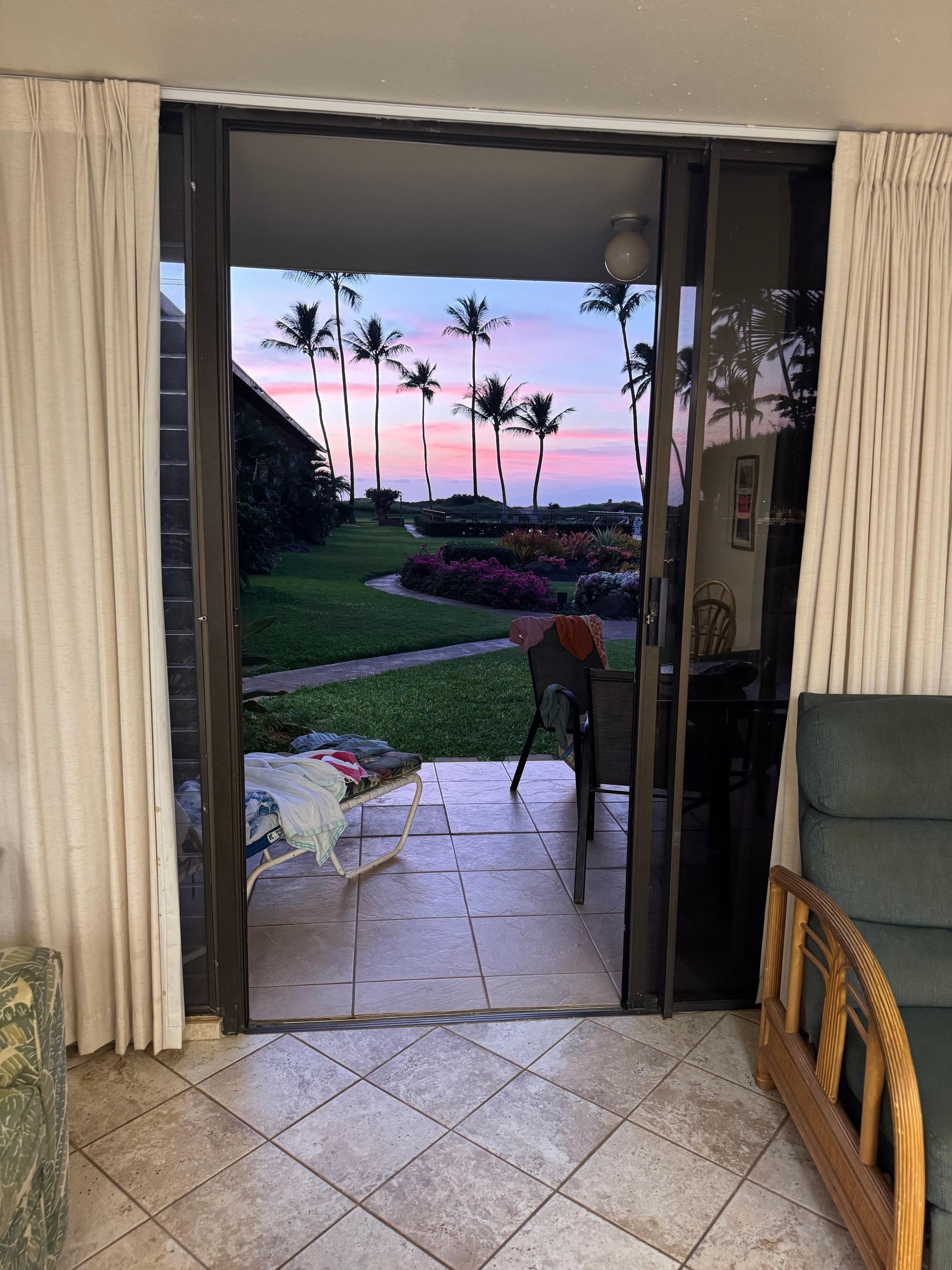 Sunset from the room