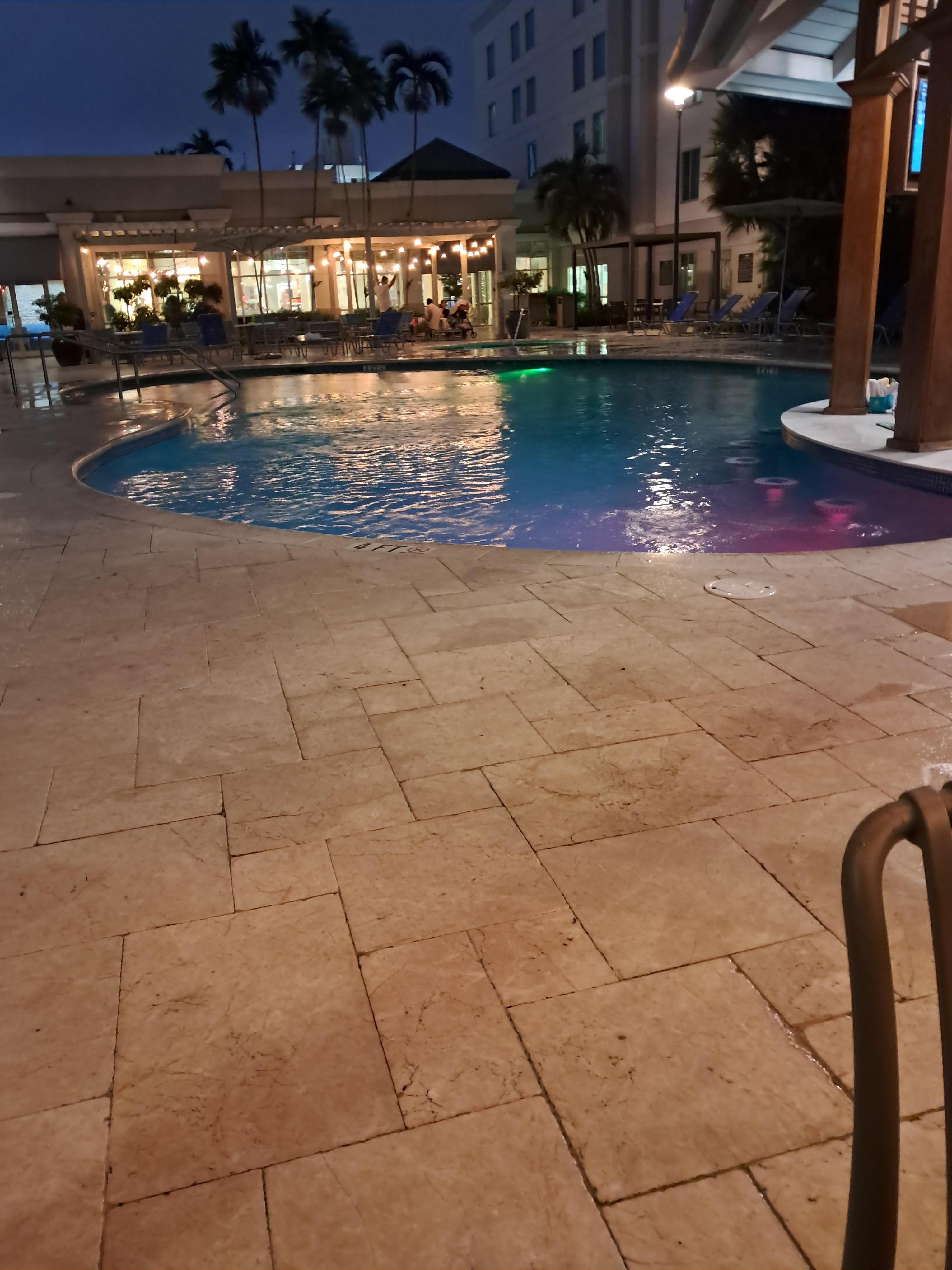 Evening at the pool!