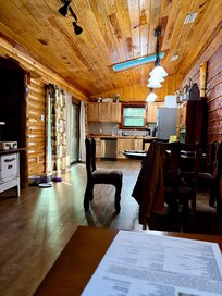 From living room looking to kitchen