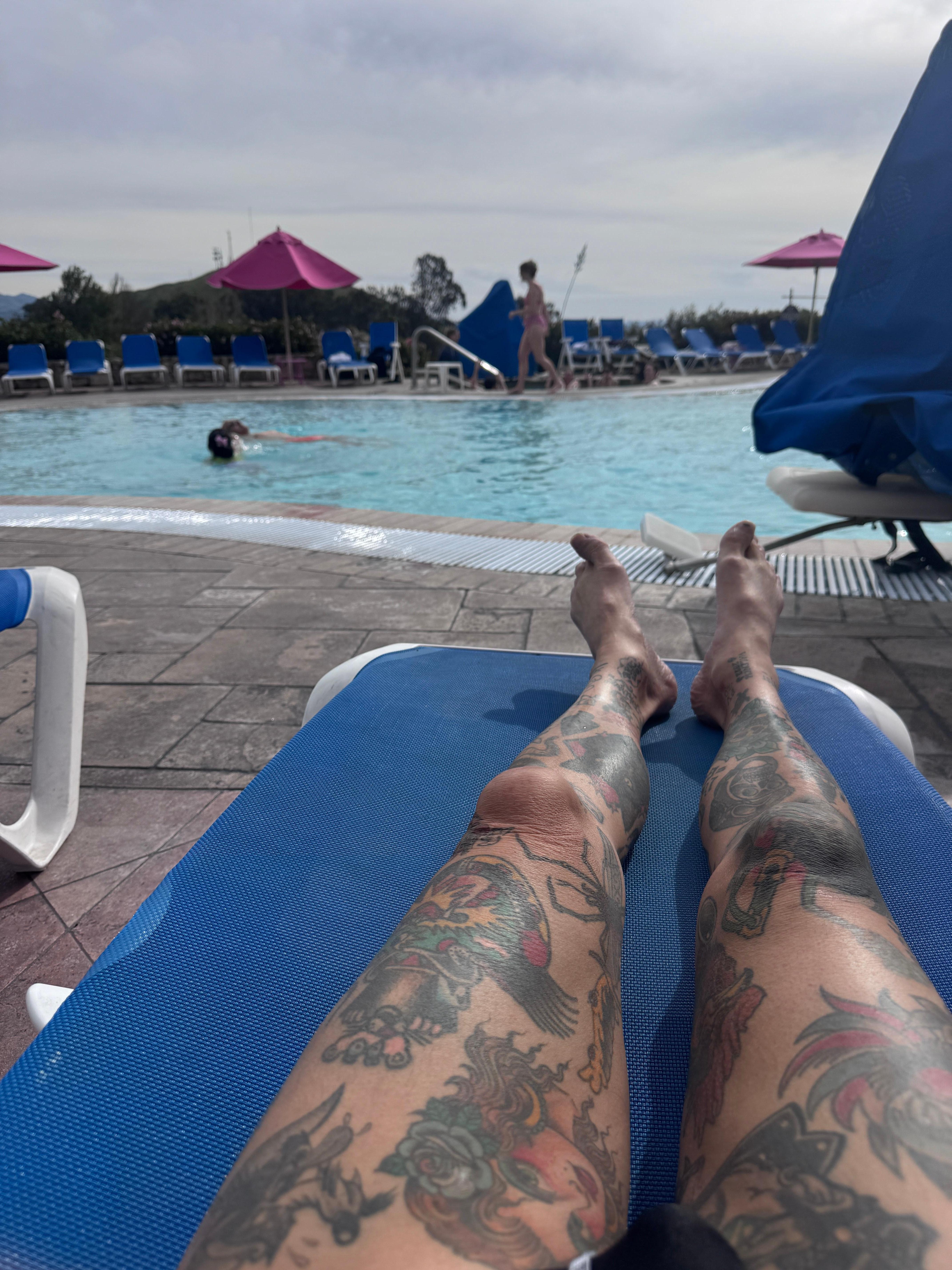 Chillin at the pool! 