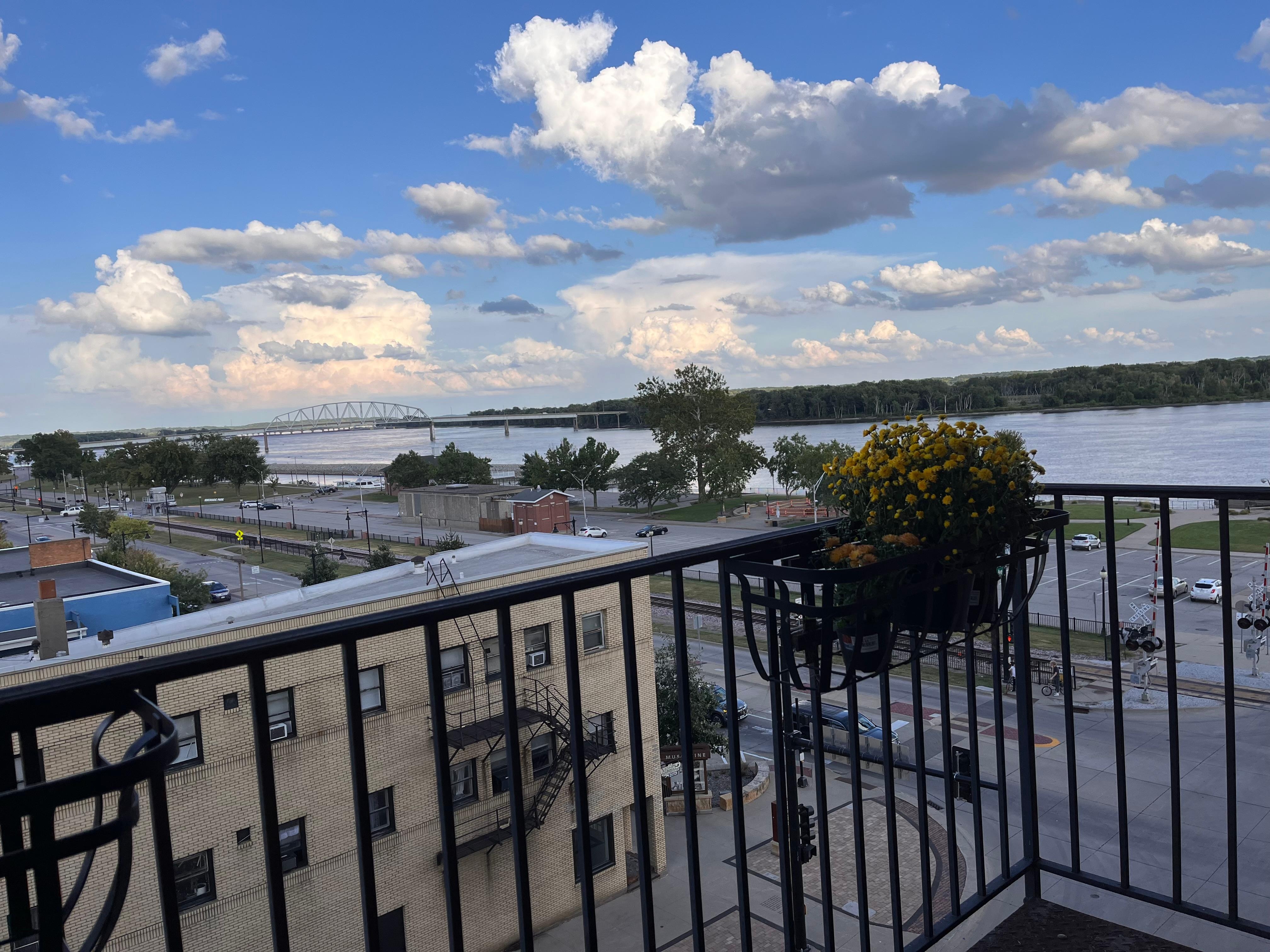 Cloud view from balcony 