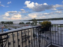Cloud view from balcony