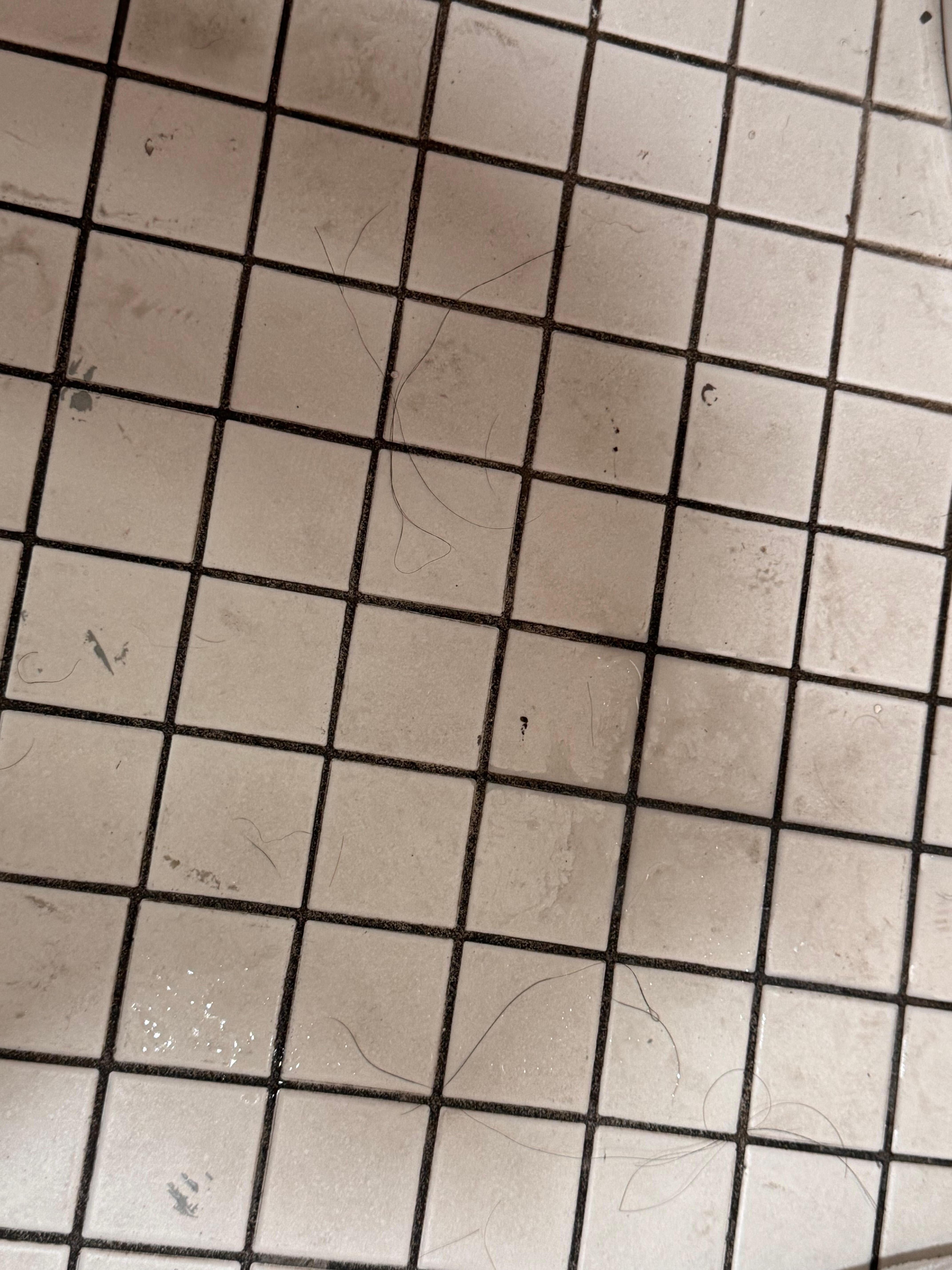 Floor in the bathroom was disgusting.