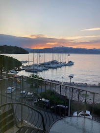 View from our balcony room 7