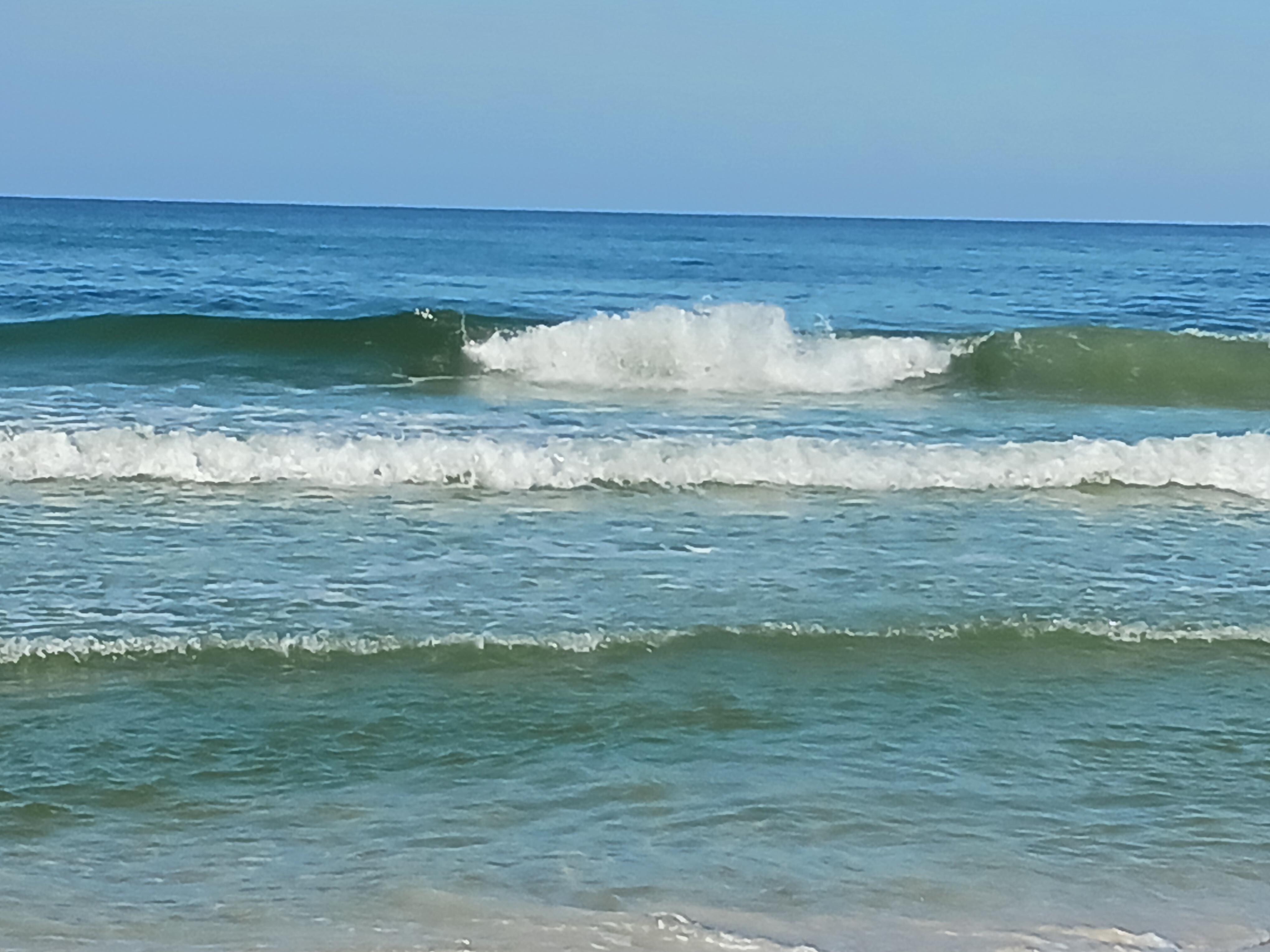 Ocean was nice and relaxing 