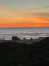 Sunset from in front of the house