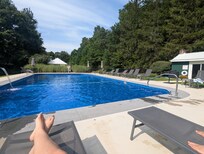 Just a short walk to the pool!