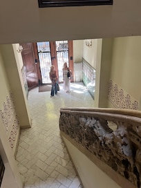 View of lobby from stairs