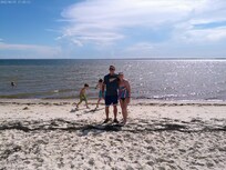 Gorgeous beach for a walk with your sweetie!