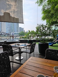 Breakfast patio