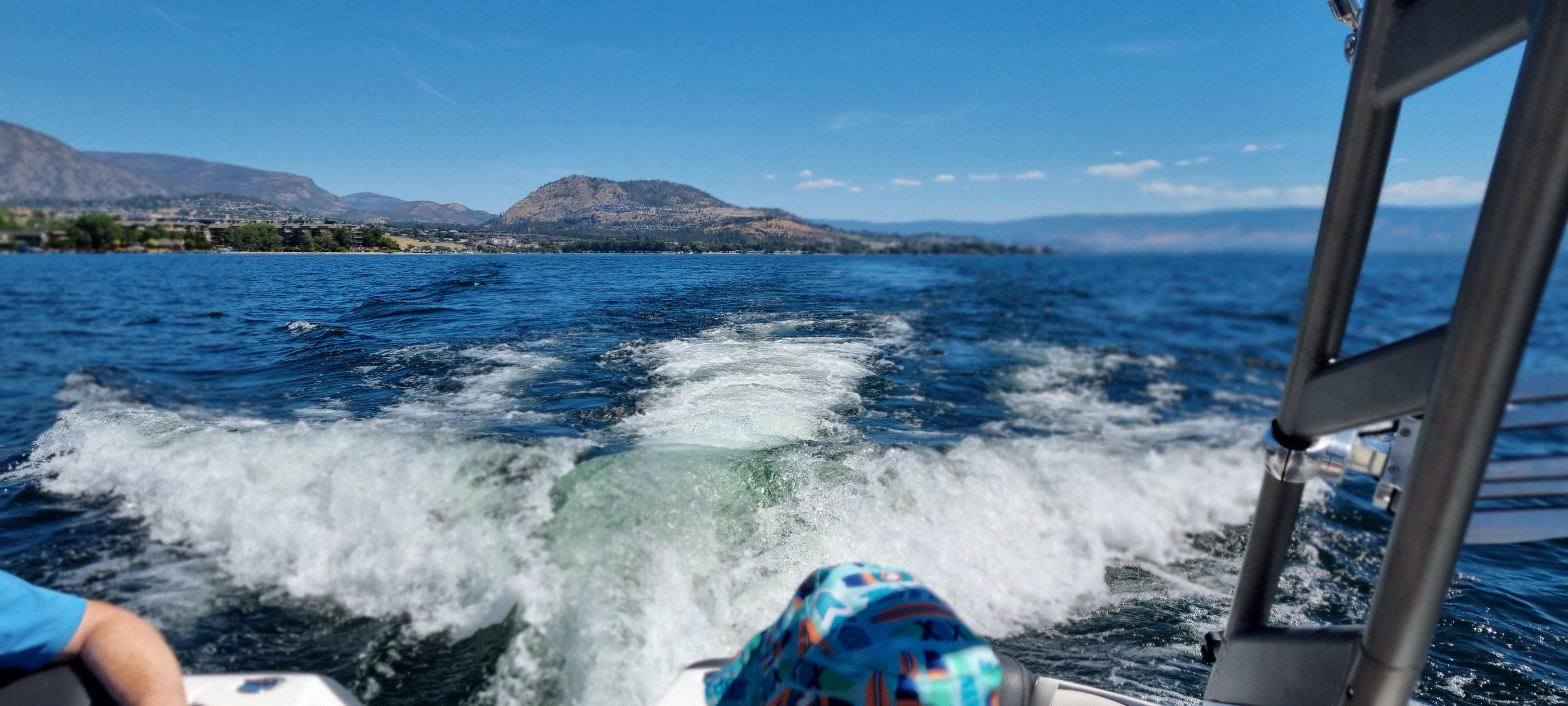 Boat trip on the lake