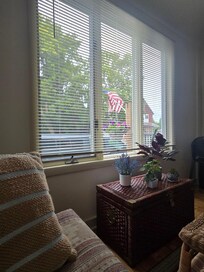 Few from couch out front.