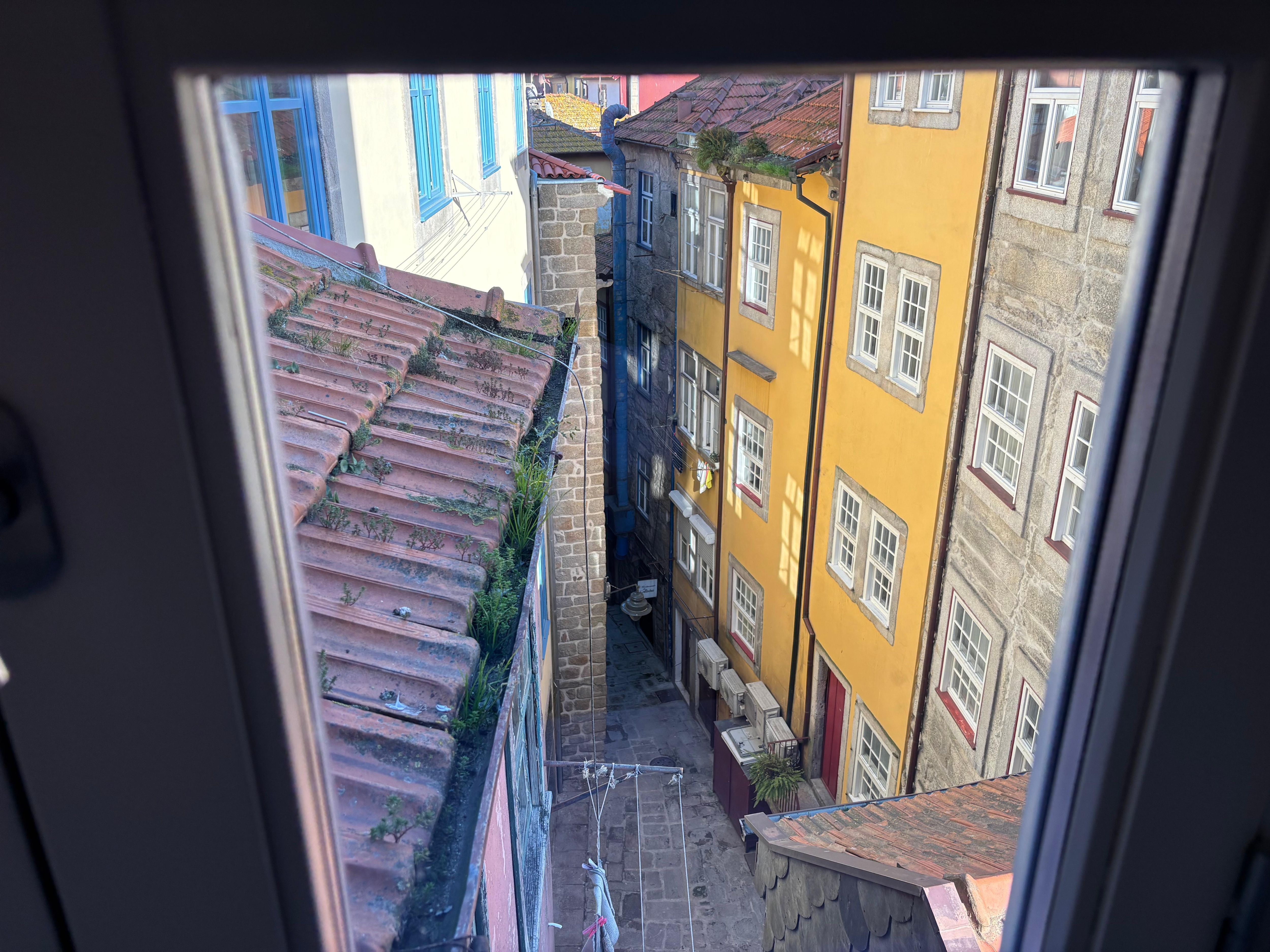 Alley view from room. 