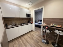 Small kitchen was handy