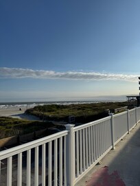 View from third floor balcony