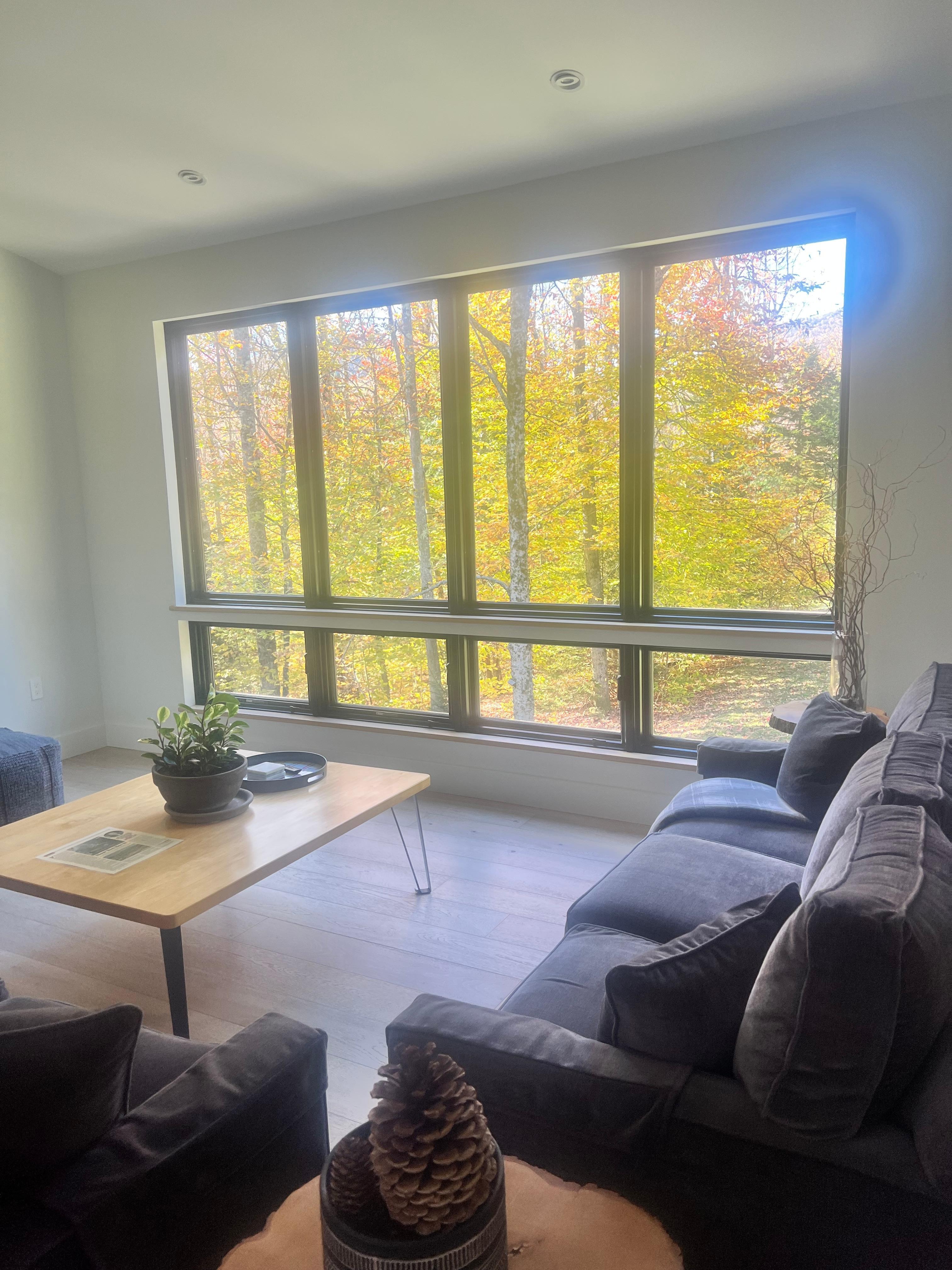Living room of chalet