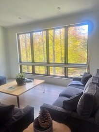 Living room of chalet