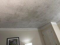 Black mold on ceiling