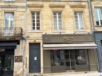 The front of the apartment building