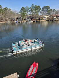 Day on the pontoon boat.