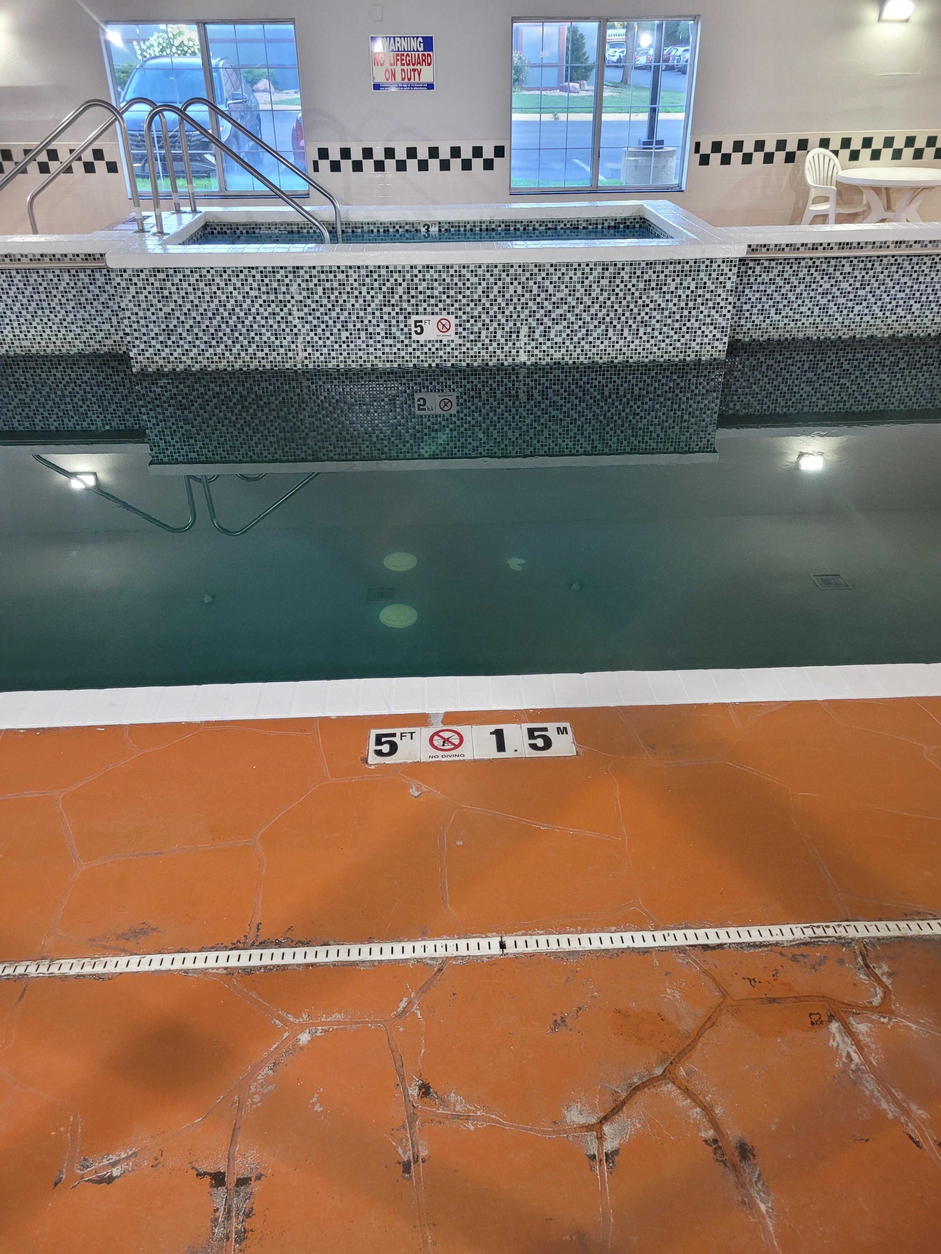 Poolwater filthy