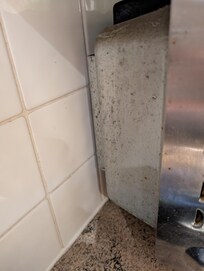 Side of microwave