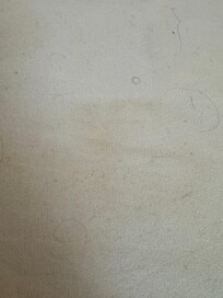 Hair and makeup still on sheets