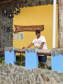 Entrance to guayabo Lodge